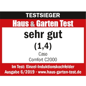 CASO COMFORT C2000 Mobiles Einzelinduktionskochfeld