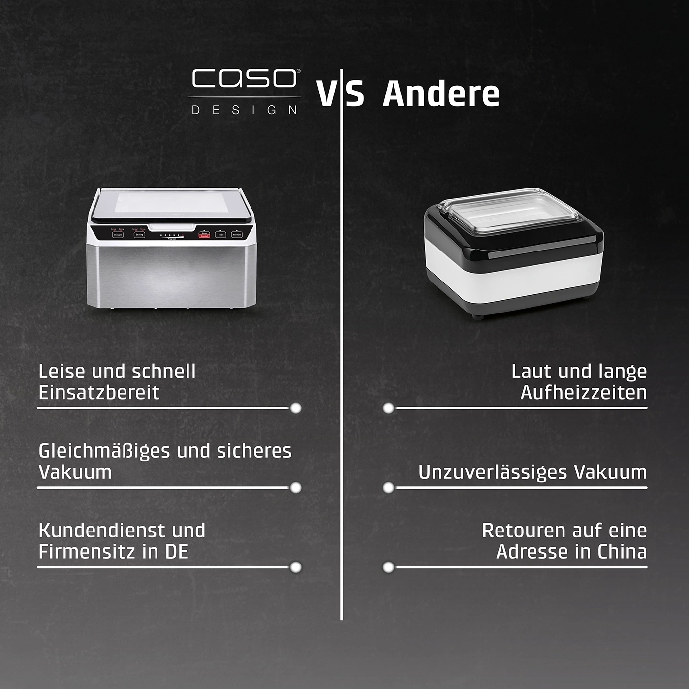 CASO VacuChef 50 Profi-Kammervakuumierer