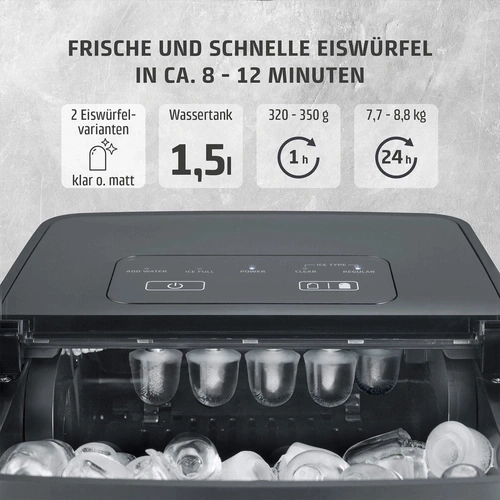 CASO clear ice advaced Ice cube maker