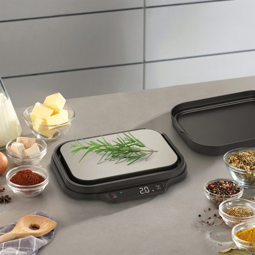CASO KitchenDuo All in one: Kitchen & Precision scales, Weighing range normal: 15 kg, fine scale: 1 kg