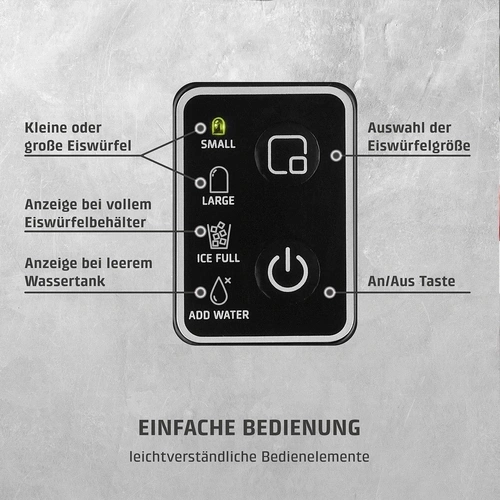 CASO IceChef Compact Design Eiswürfelbereiter