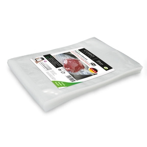 CASO Siegelrandbeutel 20x30 cm, 100 Stück, 90 μm zum Vakuumieren + Sous Vide Garen (nur für Kammervakuumierer)