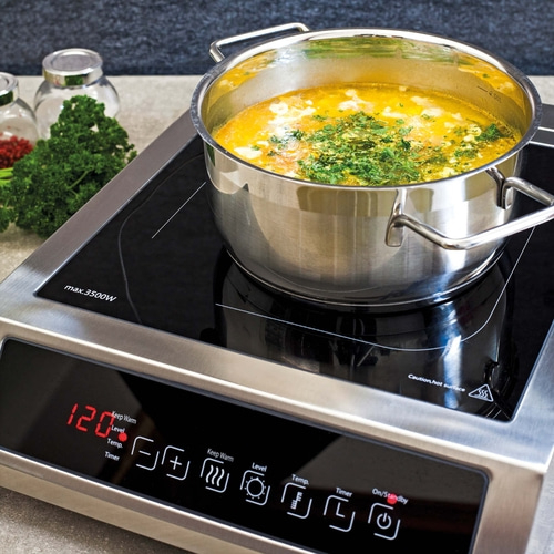 CASO IP 3500 Pro pour l'usage professionnel Plaque de cuisson à induction mobile avec fiche T23