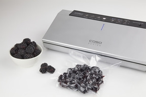 Mûres, scelleuse sous vide, nourriture, cuisine, baies, emballage, appareil, design, Caso, GourmetVAC