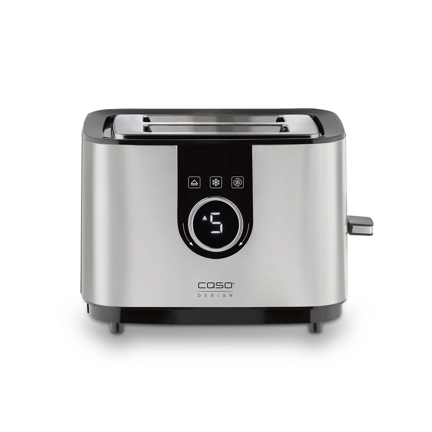 Grille-pain en acier inoxydable avec affichage numérique, appareil de cuisine moderne