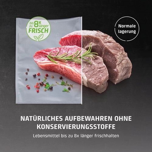 CASO Professional stand-up bag set, 25 pcs Structured bag for vacuum sealing