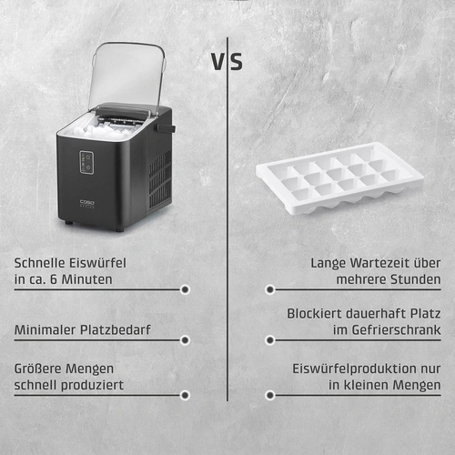CASO IceChef Compact Design Eiswürfelbereiter