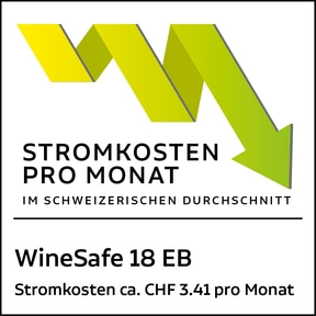 CASO WineSafe 18 EB Einbau-Weinkühlschrank mit Kompressortechnik | Für bis zu 18 Flaschen | 1 Temperaturzone
