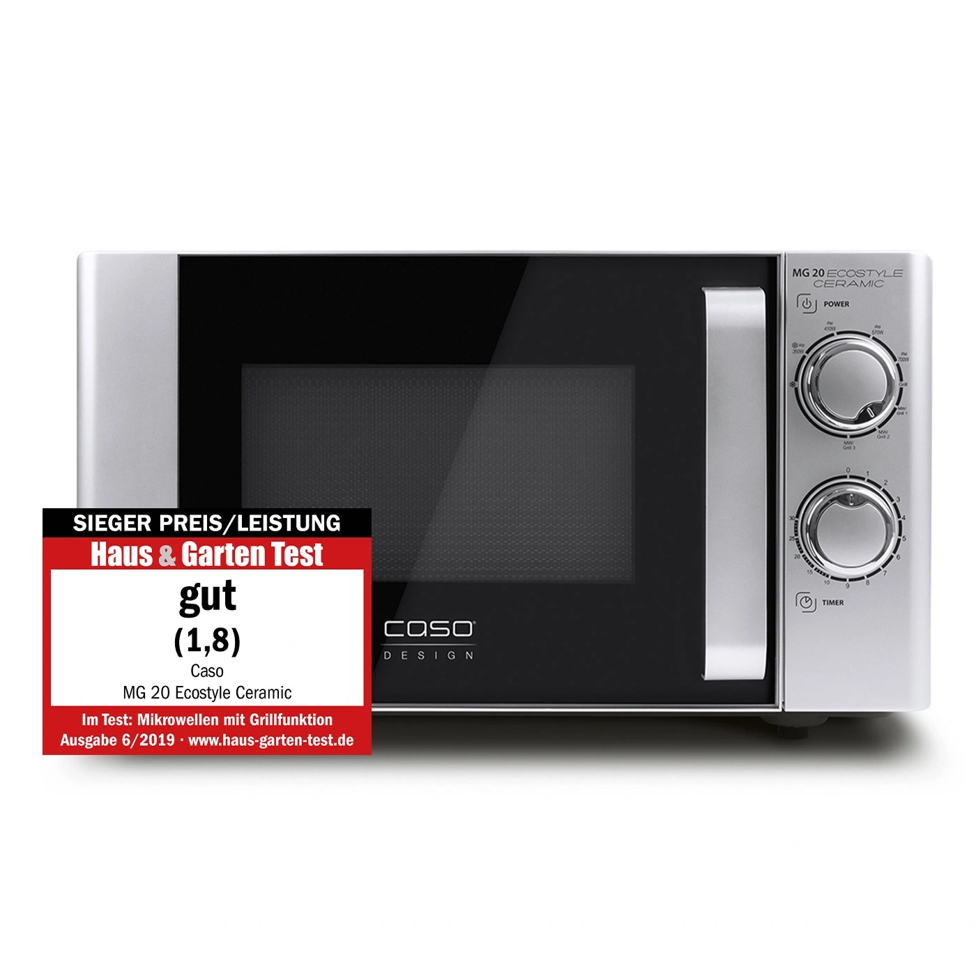 Mikrowelle mit Grillfunktion, "gut (1,8)" im Test