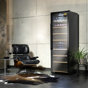 CASO WineExclusive 180 Smart Weinkühlschrank mit Kompressortechnik | Für bis zu 180 Flaschen | 2 Temperaturzonen