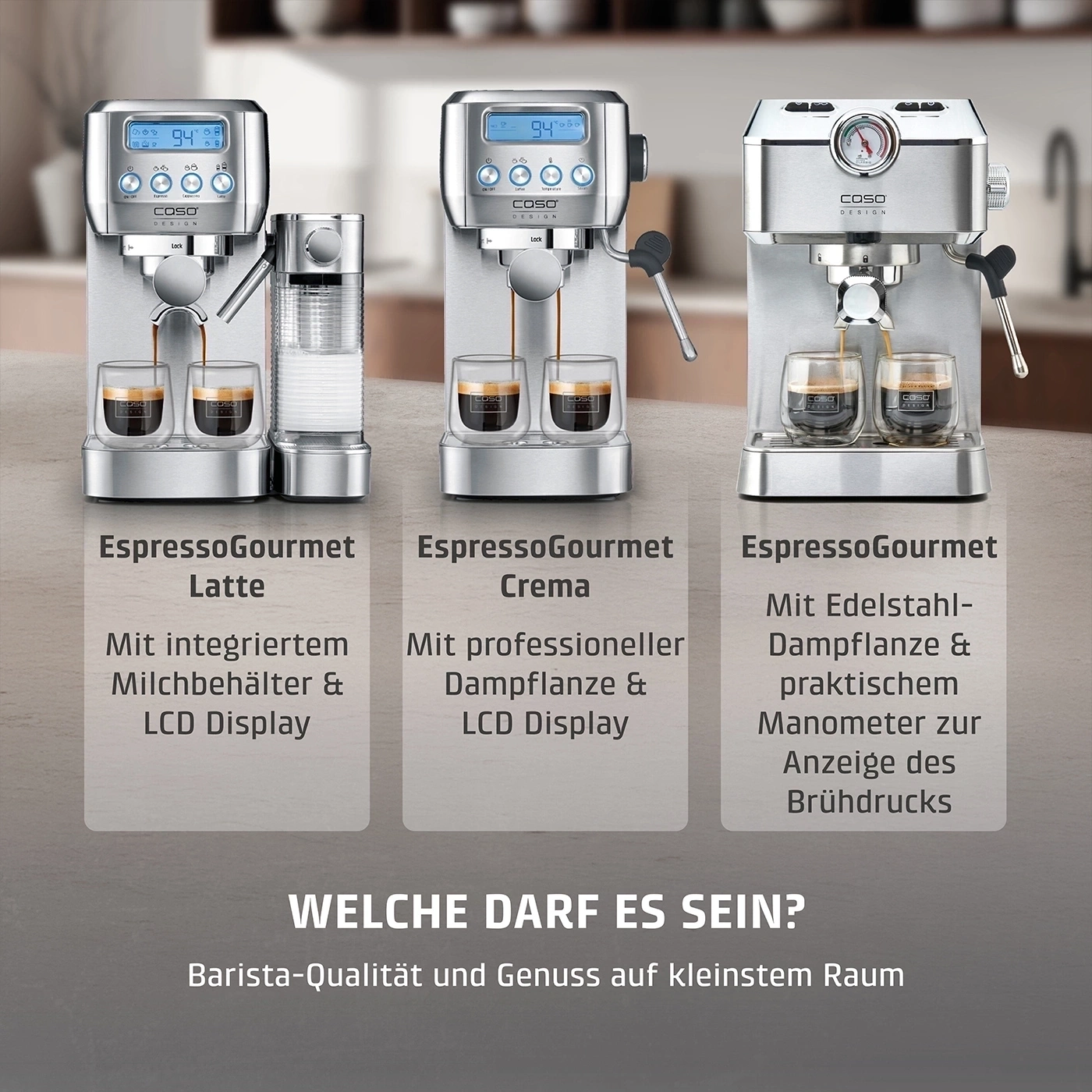 CASO EspressoGourmet Crema EspressoGourmet Crema