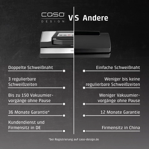 CASO VRH 690 advanced Balkenvakuumierer