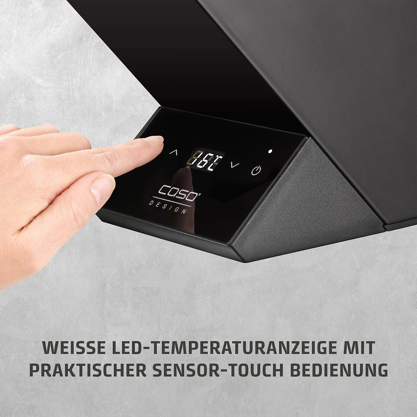 CASO WineCase One Black Design Weinkühler für eine Flasche