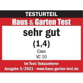 CASO VC 10 Testsieger Set Balkenvakuumierer