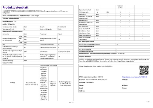 CASO WineExclusive 12 Cave à vin design, pour jusqu'à 12 bouteilles, 1 zone de température