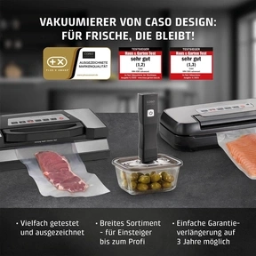 CASO Vacu OneTouch Handheld vacuum sealer incl. accessories