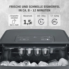 CASO clear ice advaced Ice cube maker