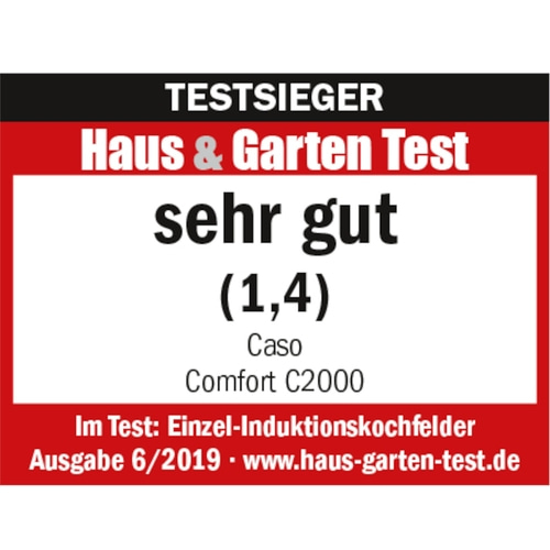 CASO COMFORT C2000 Mobiles Einzelinduktionskochfeld