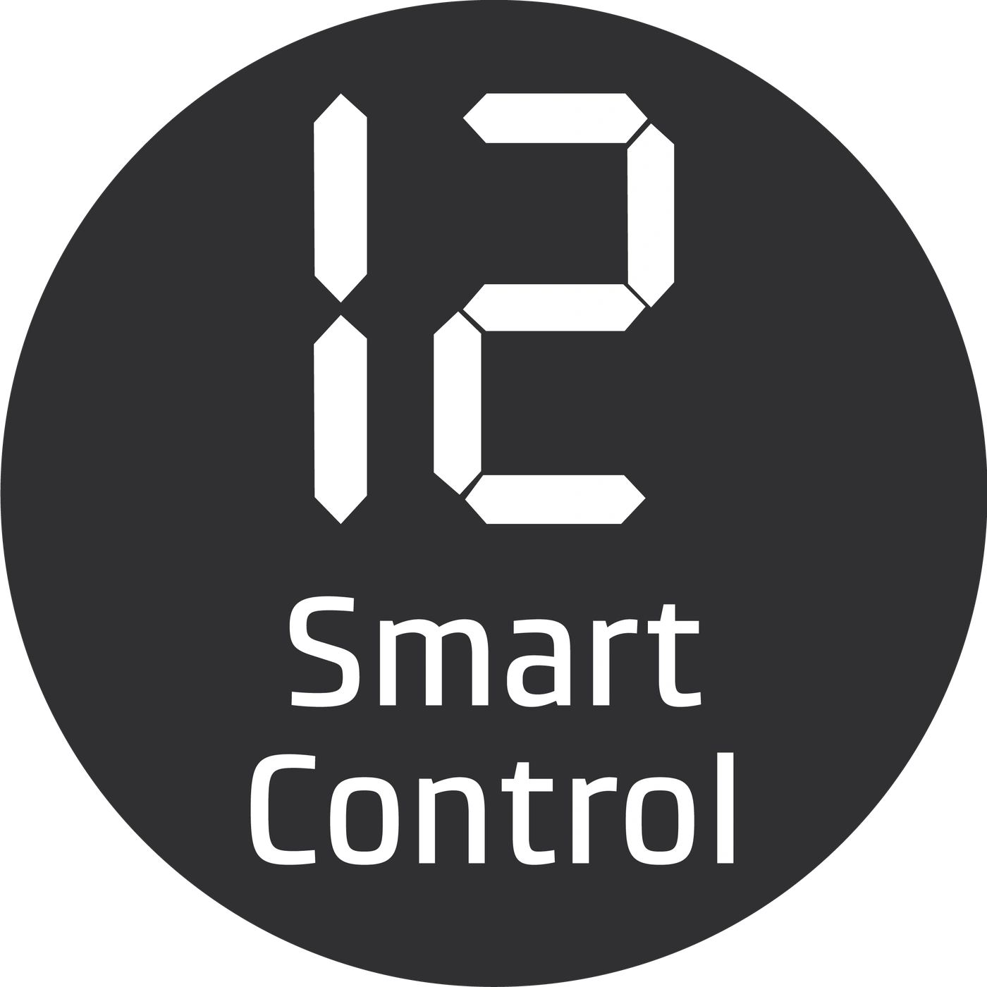 Cercle avec le chiffre 12 et les mots Smart Control
