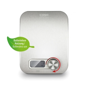 CASO Kitchen Energy Umweltfreundliche Küchenwaage mit kinetischer Energie
