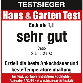 CASO S-Line 2100 Mobiles Einzelinduktionskochfeld