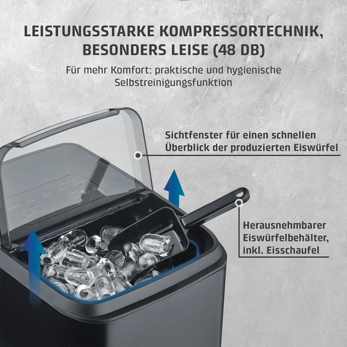 CASO clear ice advaced Ice cube maker