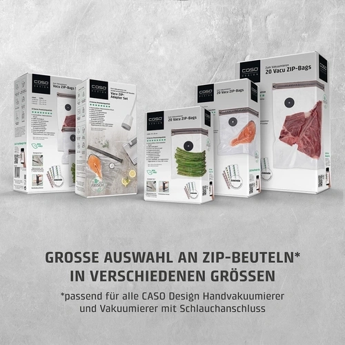 CASO Vacu OneTouch Handheld vacuum sealer incl. accessories