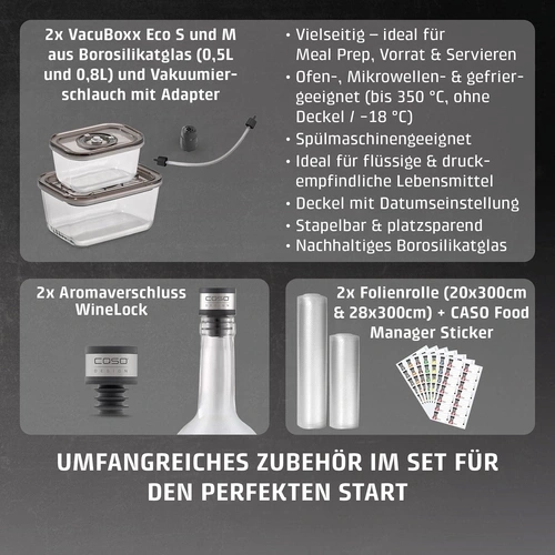 CASO VRH 700 advanced pro Machine à vide à barres