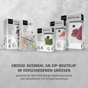 CASO Vacu OneTouch Handheld vacuum sealer incl. accessories