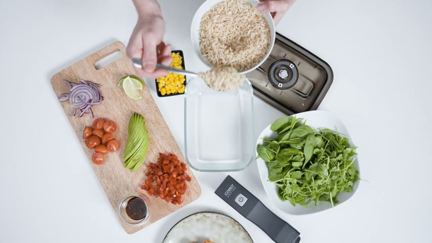 CASO Vacu OneTouch Eco-Set Handvakuumierer inkl. Zubehör