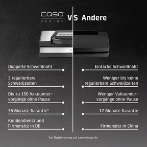 CASO VRH 690 advanced Balkenvakuumierer