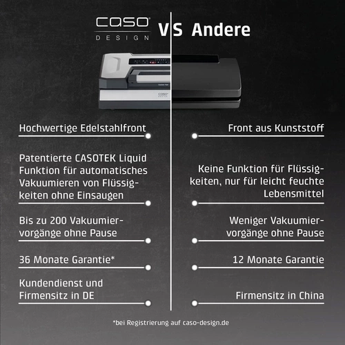 VRH 800 advanced Pro Vakuumiergerät mit extra Zubehör