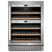 CASO WineChef Pro 40 Weinkühlschrank mit Kompressortechnik | Für bis zu 40 Flaschen | 2 Temperaturzonen