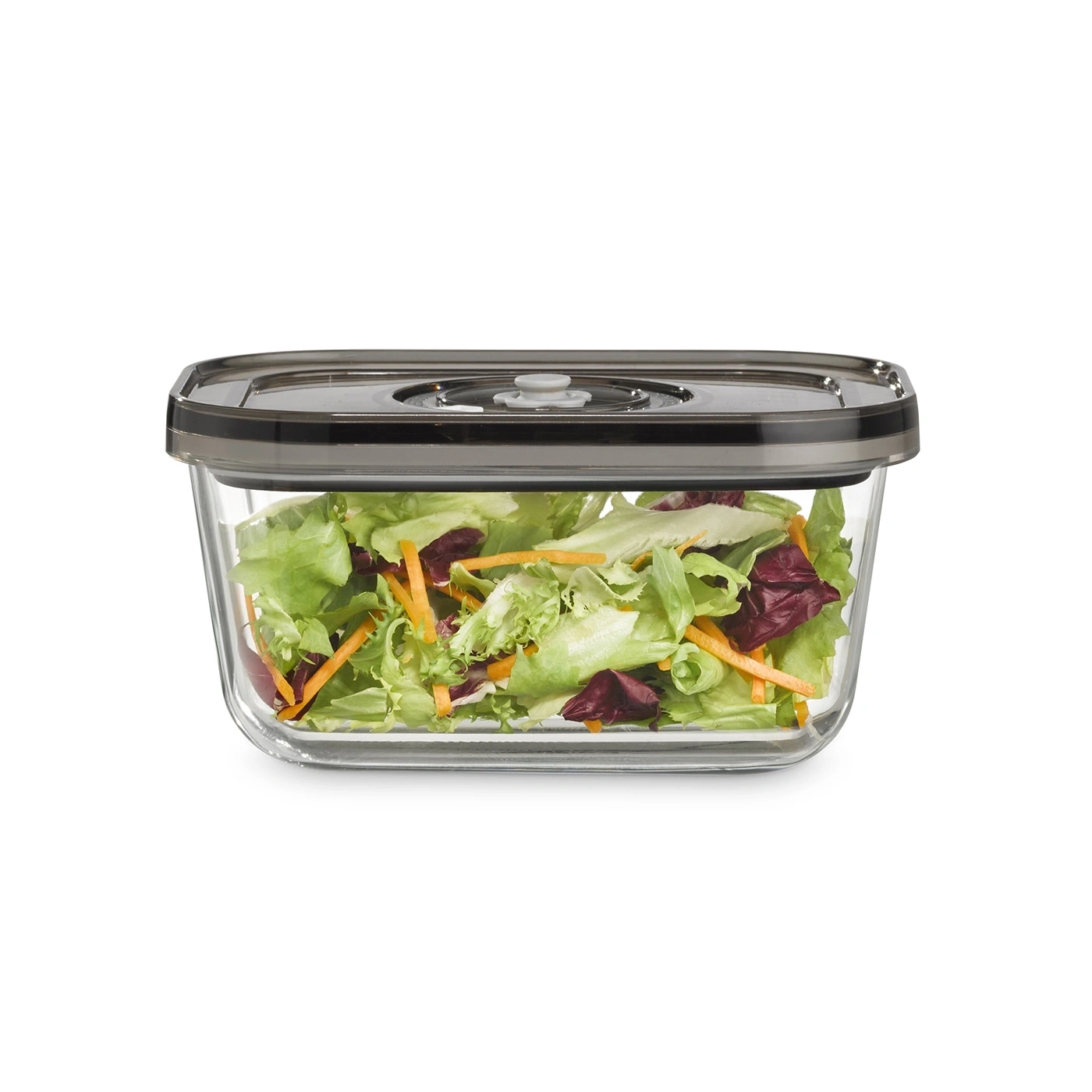 Récipient en verre avec salade, couvercle, légumes, cuisine, nourriture, frais, sain, repas, salade