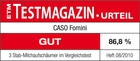 ETM Testmagazin Urteil: CASO Fomini, GUT, 86,8%, Heft 08/2010, Milchaufschäumer Test