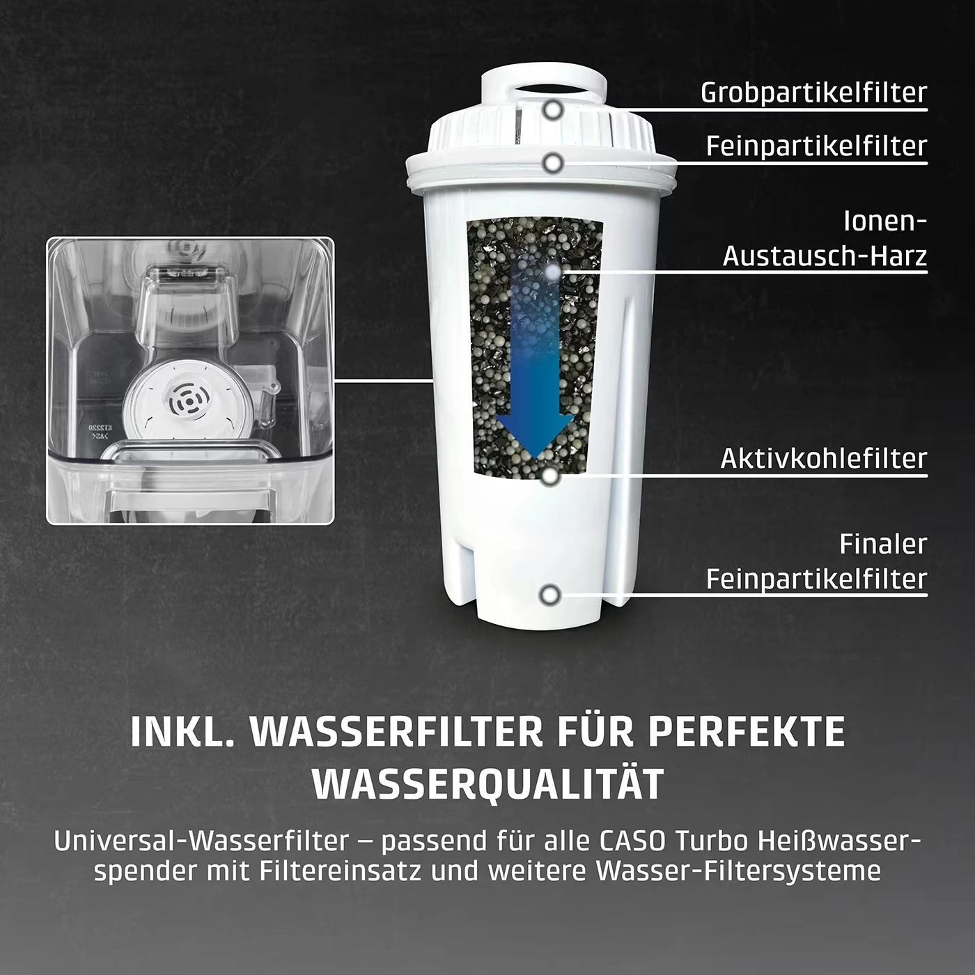 CASO HW 660 Turbo hot water dispenser