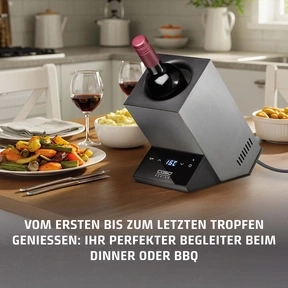 CASO WineCase One Inox Refroidisseur à vin design pour une bouteille