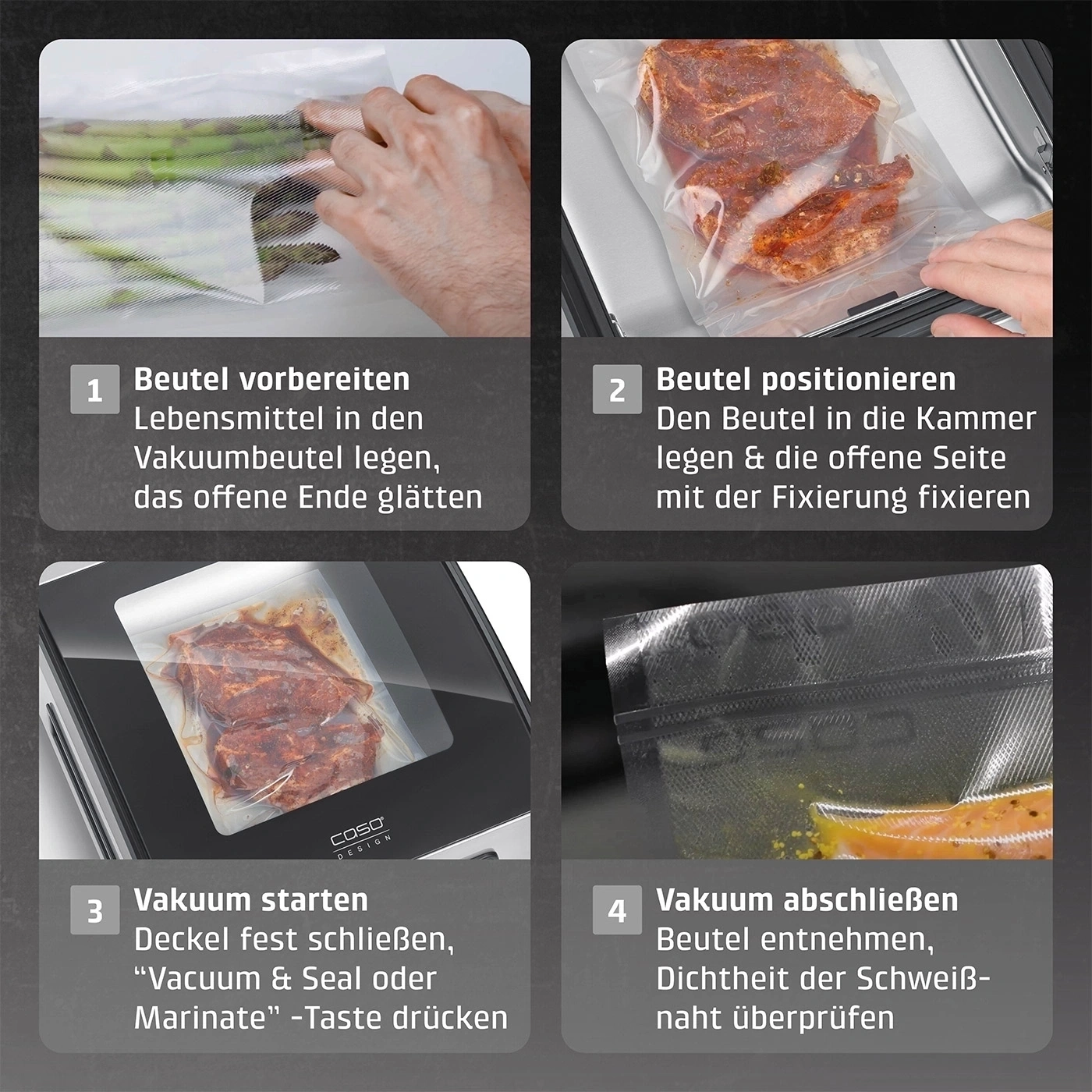 CASO VacuChef 50 Profi-Kammervakuumierer