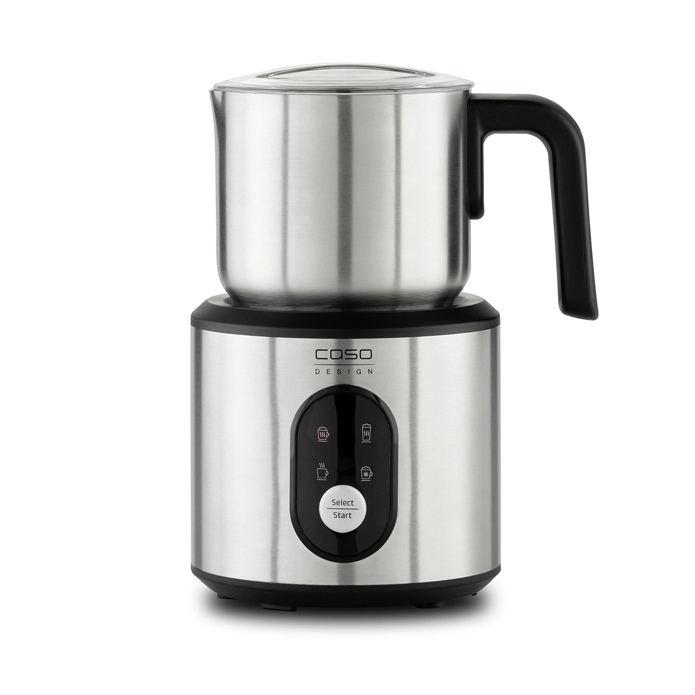 Mousseur à lait, acier inoxydable, Caso Design, Select Start, préparation de boissons, appareil de cuisine