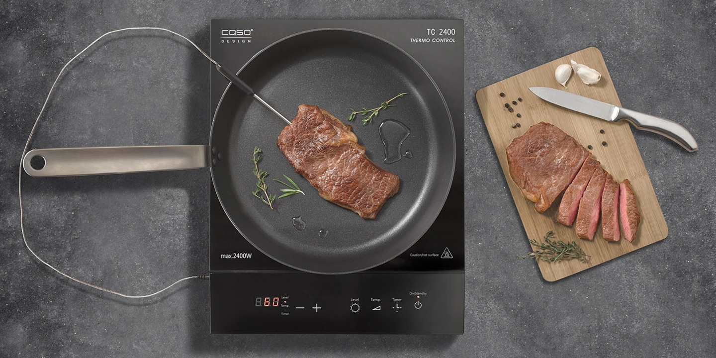 Flexible and efficient cooking - CASO Induction – for perfect results