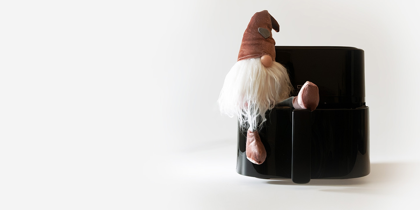 Compact size, large volume - CASO Design AirFry 6.0