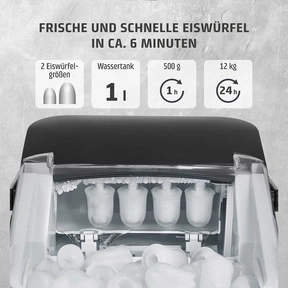 CASO IceChef Compact Design Eiswürfelbereiter