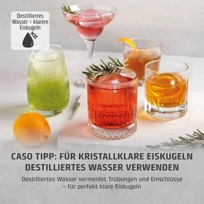 CASO clear ice advaced Ice ball maker