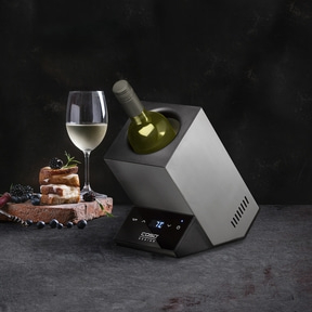CASO Winecase One Inox Design Weinkühler für eine Flasche