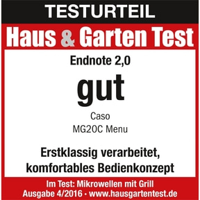 CASO MG 20 Ceramic menu 2 in 1 Mikrowelle + Grill