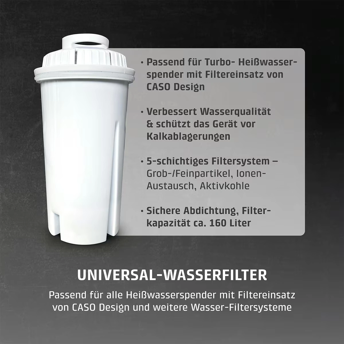 Filtre à eau de rechange (set de 6) Pour distributeur d’eau chaude turbo