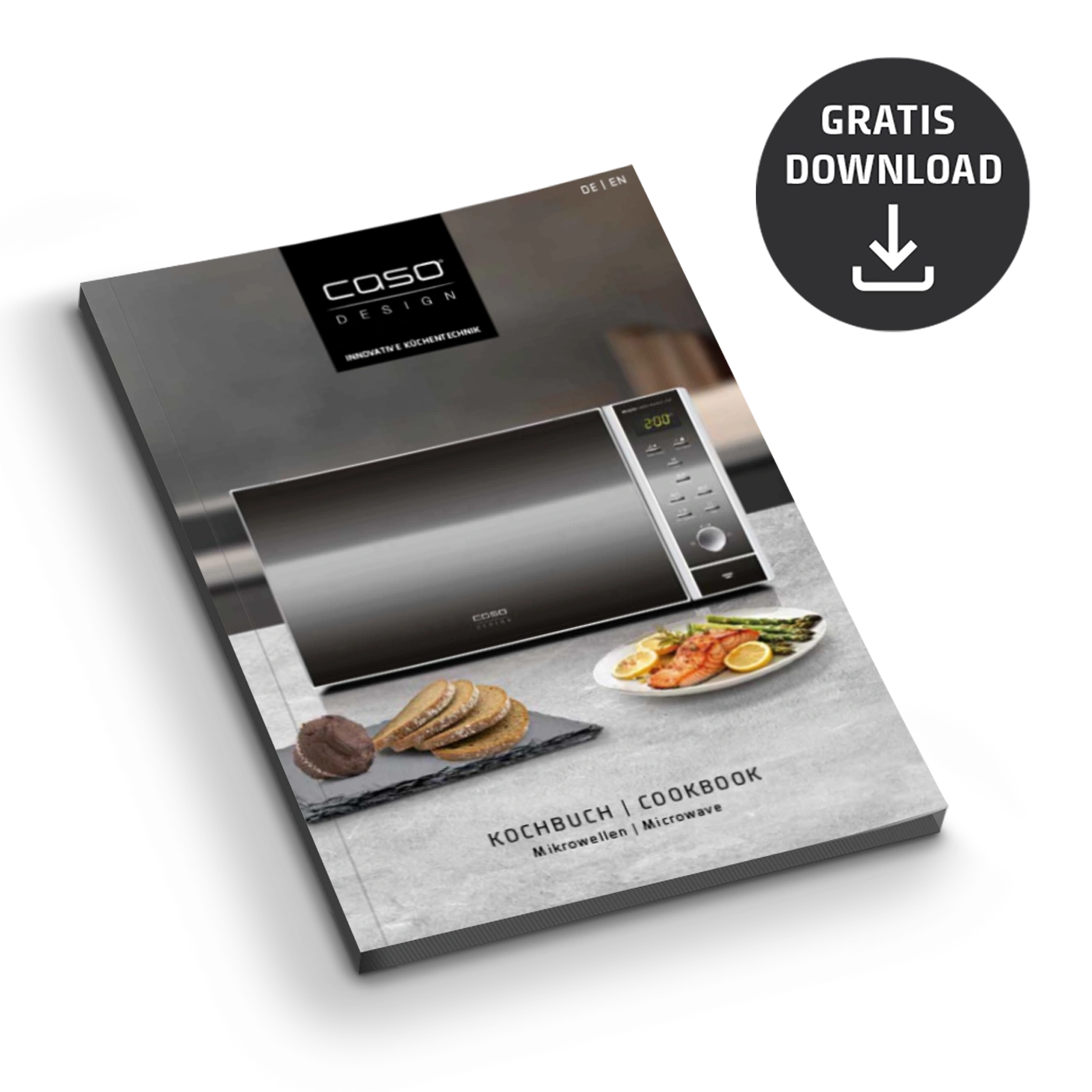 Kochbuch für Mikrowellen von Caso Design mit Gratis Download