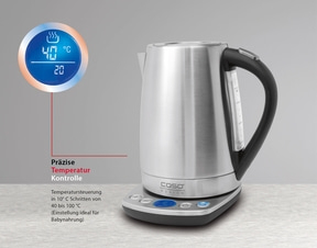 CASO WK 2200 Design stainless steel water kettle