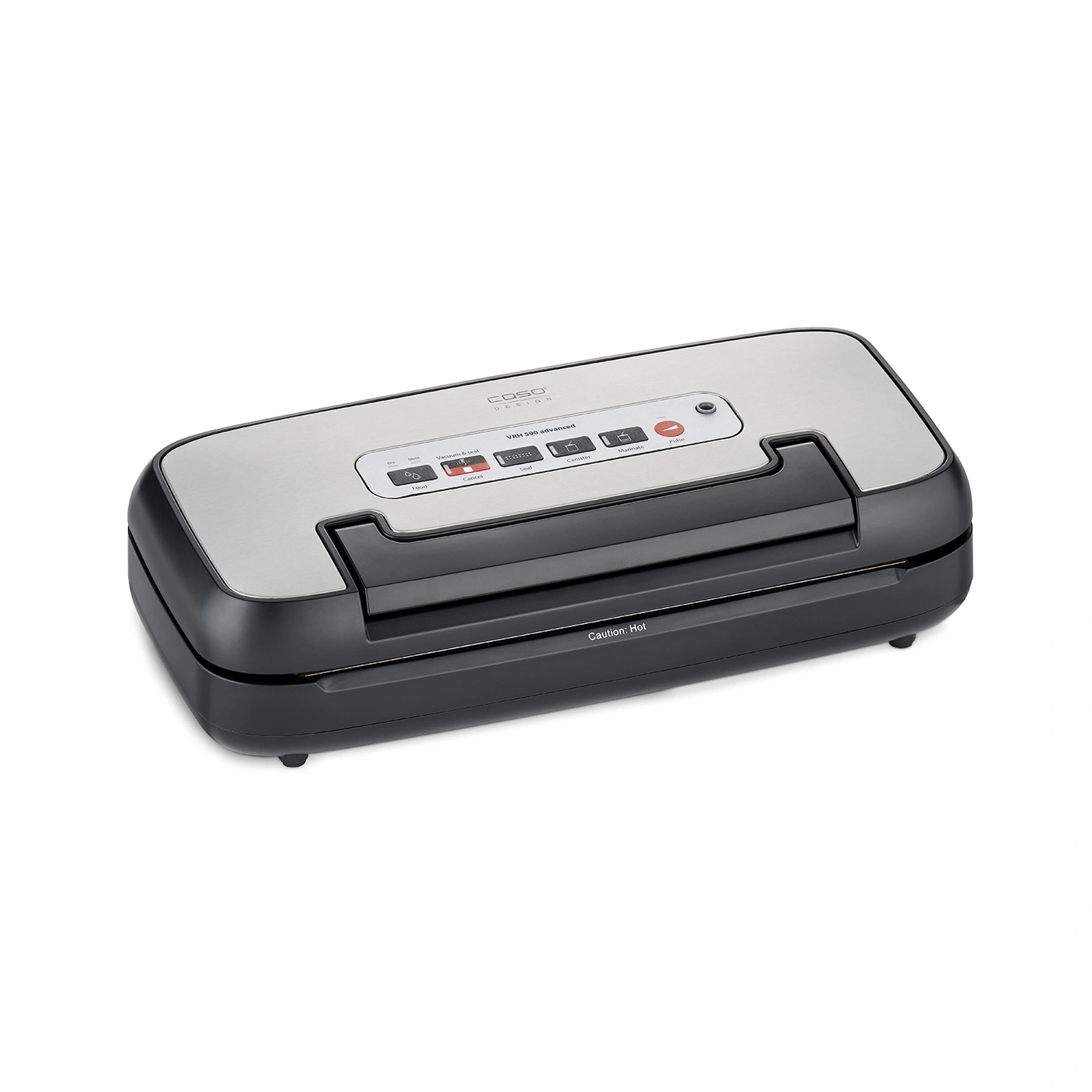 Scelleuse sous vide Caso Design VRH 590 advanced, argent et noir, appareil de cuisine