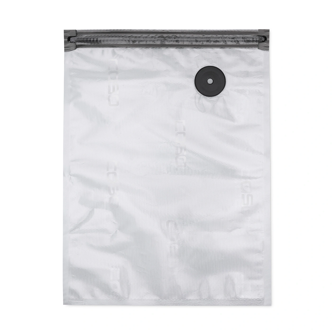 Sac de rangement sous vide transparent avec valve et fermeture, pour vêtements et textiles